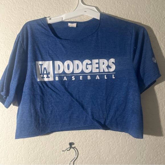 Dodger crop top and bomber jacket set size M - Picture 2 of 13